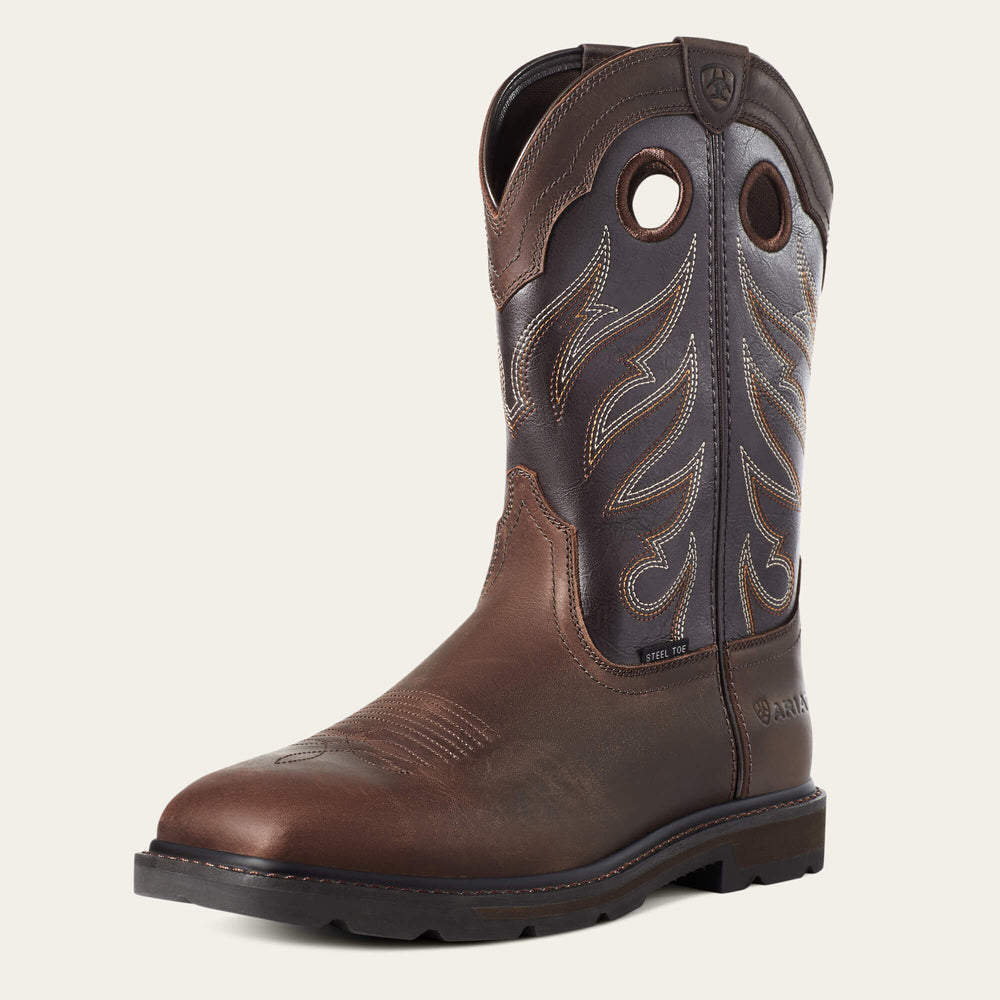 Ariat Groundwork Wide Square Toe Steel Toe Work Boot Sale