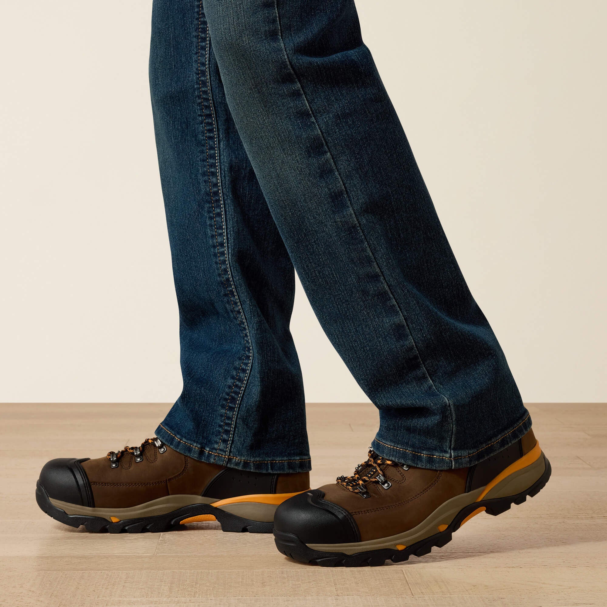 Ariat Men's Low Rise, Bootcut Work Pants - Rebar Denim Sale