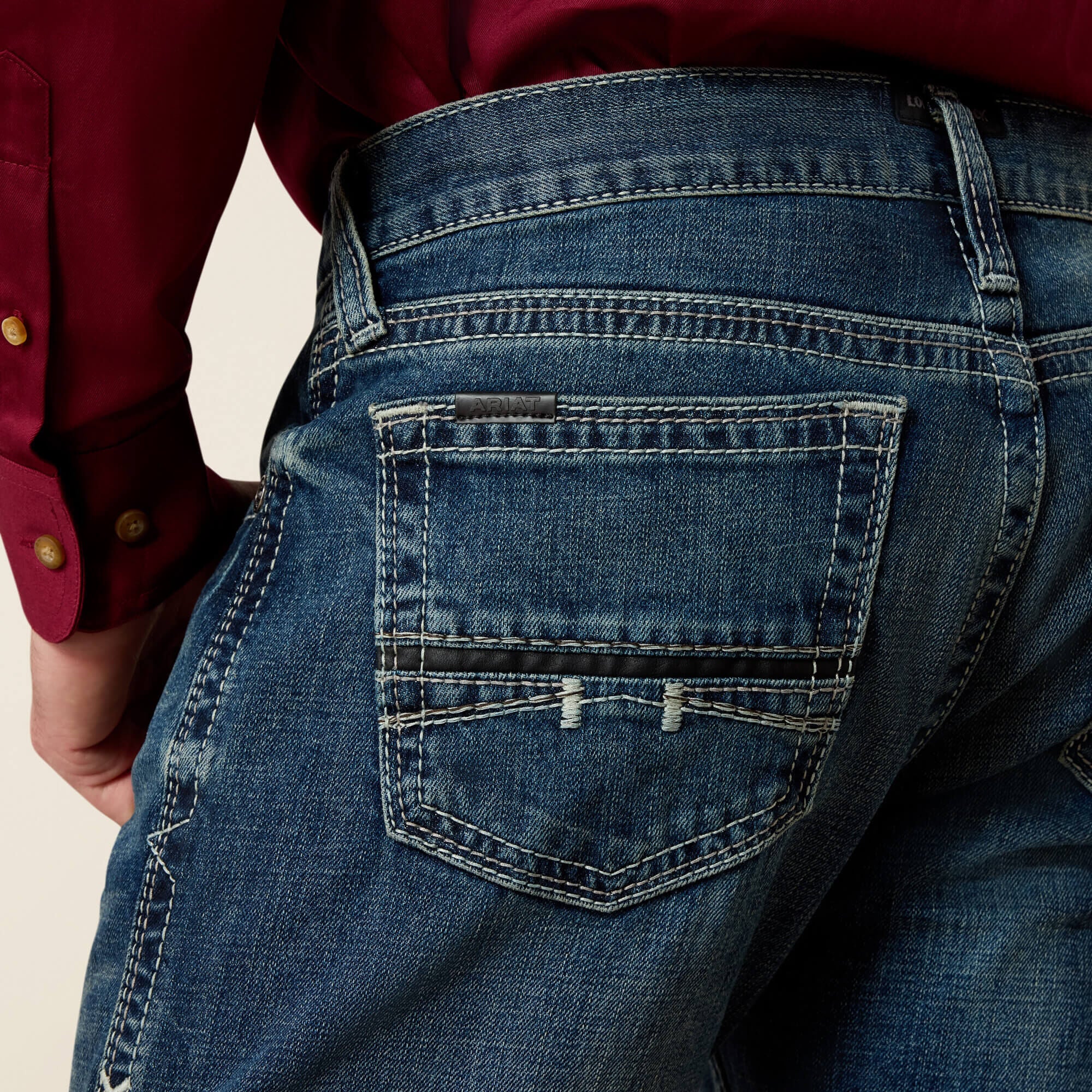 Ariat M7 Rocker Stretch Coltrane Stackable Straight Leg Jean On Sale